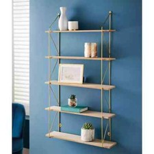 5 Tier Floating Shelves Metal