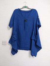 Made in Italy Blue Linen