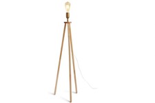 Wooden Tripod Floor Lamp