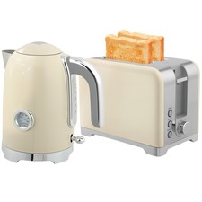 HOMCOM Kettle and Toaster Set