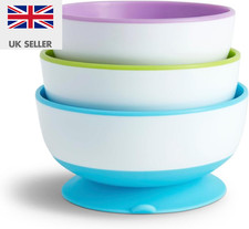 Stay Put Baby Suction Bowl Set| Baby Bowls for Weaning| Baby Feeding Suction Dis
