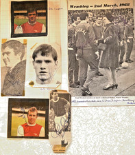 Arsenal 1960s signed book
