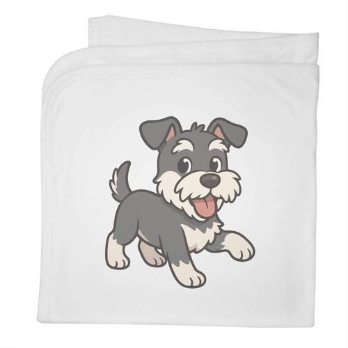 Playful schnauzer puppy - 'playful,