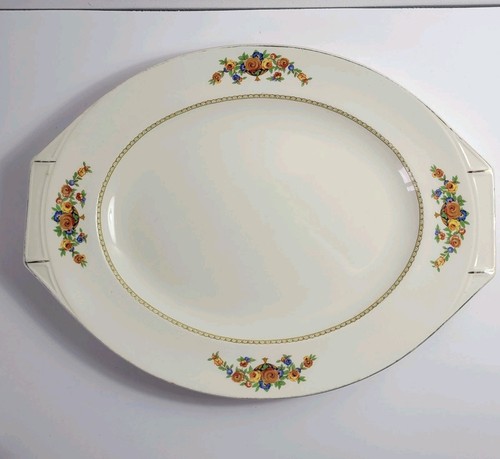 Vintage serving platter - vintage, oval