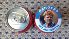 MO JOHNSTON  RANGERS  BADGE