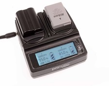 Nikon D800 810 Dual Battery Charger & D3500 5200 etc. AA, WEX, LCD Display AC