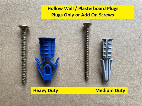 Plasterboard wall plugs - plasterboard,