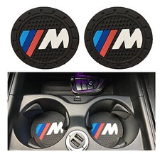 2 x BMW M Performance Cup Holder Mats 1 2 3 4 5 7 Series F30 F10 F30 F20 M3 G30