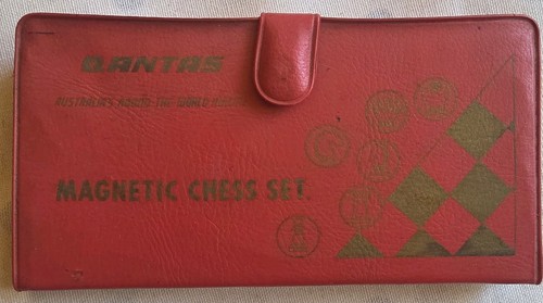 Vintage qantas magnetic red - vintage,
