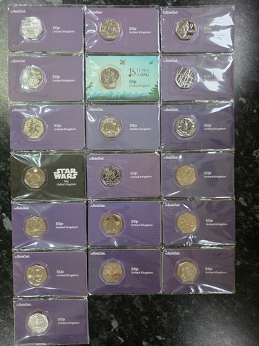 Bunc 50p coins 2020 - uk, 2026