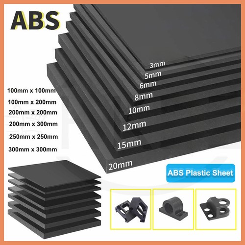 Black abs plastic sheet - abs,