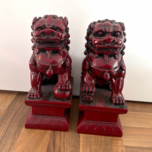 Pair vintage red black - vintage, &