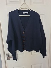 Zara 100% Wool Cardigan In
