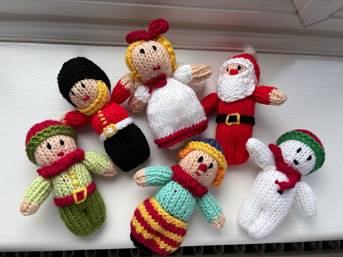 Handmade knitted christmas - handmade,