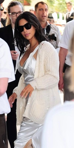 Kim kardashian with white - with,