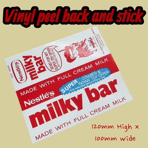Milky bar chocolate vintage - bar,