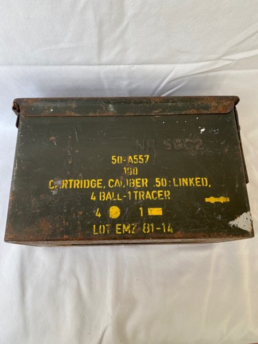 Military cal ammo box - military, .50