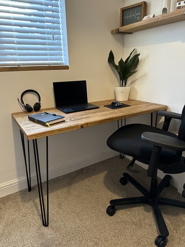 Rustic computer desk home - desk,