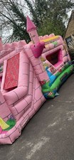 Princess Castle With Slid Bouncy Castle 