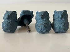 Owl Drawer Knob - Shabby Chic Dresser Pulls Or Handles Set of 4