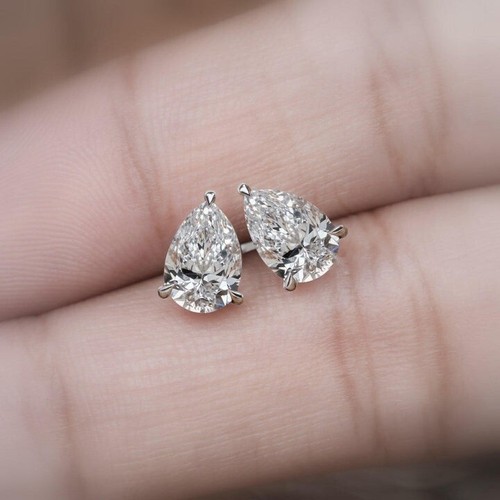 Pear solitaire labgrown - solitaire,