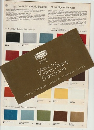 1975 mercury color chart - mercury,