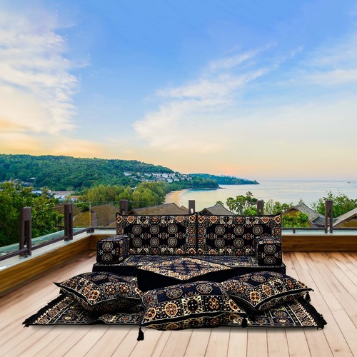 Patio pallet sofa - patio, oriental