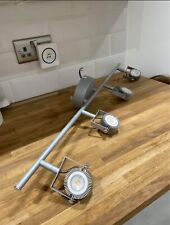 MiniSun - Modern Rectangular Silver Chrome 6 Way Adjustable GU10 Ceiling Spot...