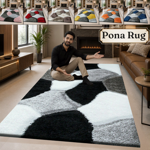 New modern large shaggy rugs - new,