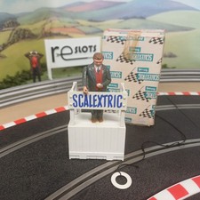Scalextric F303 F/303. Starter On Rostrum. Tri-ang Trackside. Vintage Slot Car. 