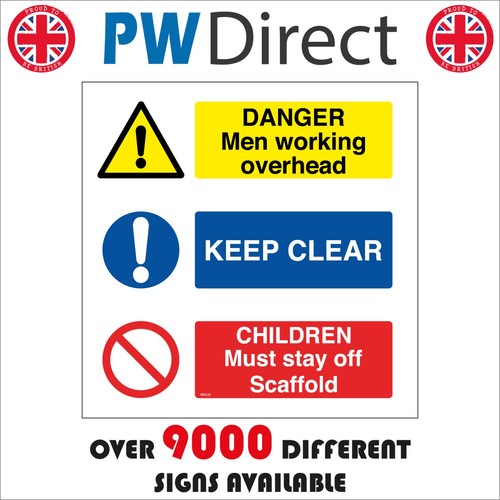 Sign danger men - danger, working