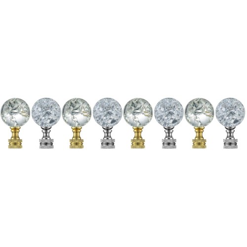 Assorted color glass and metal - assorted,