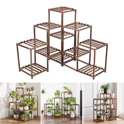 Solid wooden plant - solid, stand