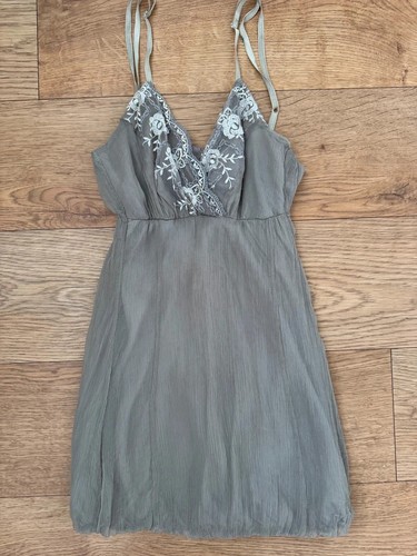 Talco 100 silk grey lace - silk, cami