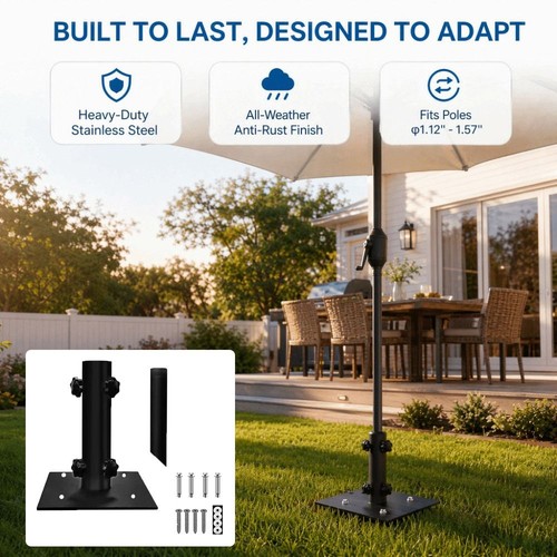 Heavy duty umbrella stand - heavy,