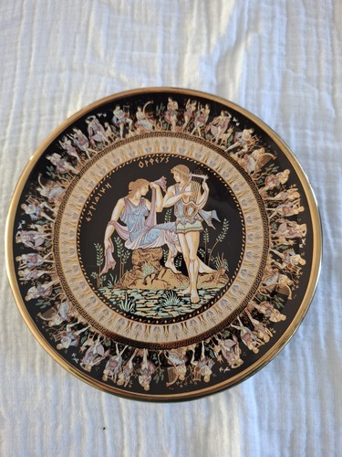 Plate rhodes hand - rhodes, made