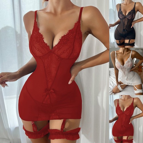 Womens lace sexy nightdress - womens,