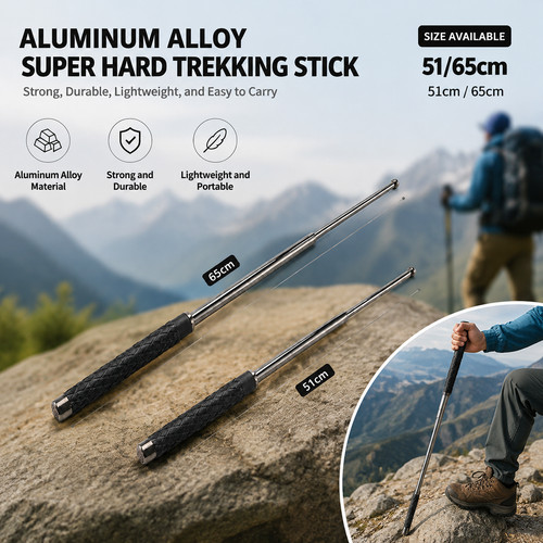 Aluminium alloy trekking stick - alloy,