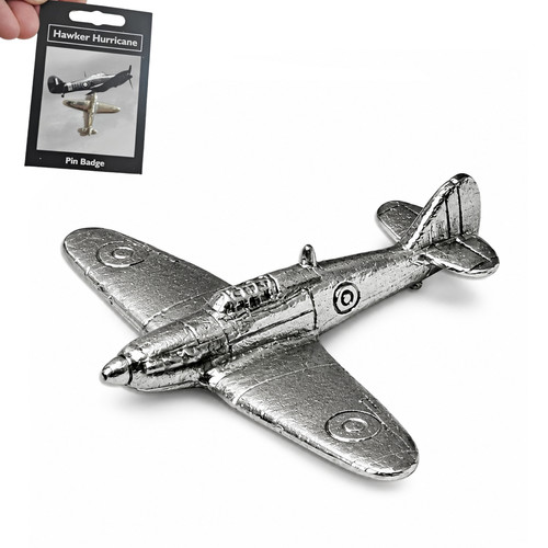 Hawker hurricane pewter pin - hurricane,
