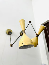 Mid Century Brass Wall Sconce