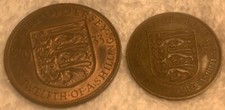 1933 George V Jersey penny and