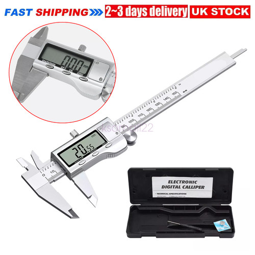 Metal inch digital vernier - 6,