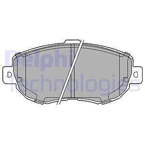 Lp1140 delphi brake pad - delphi, set