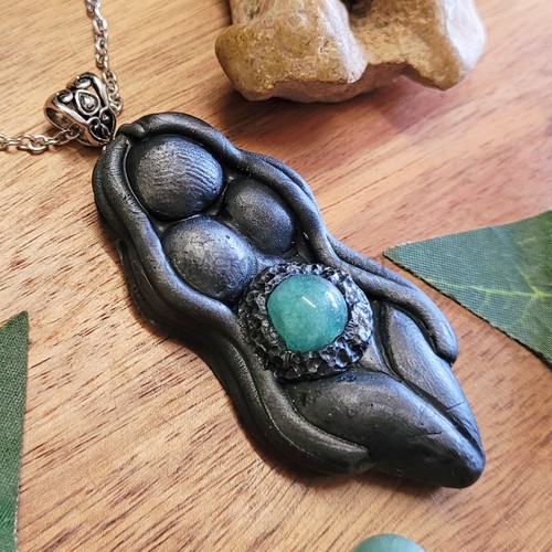 Goddess pendant necklace - goddess,