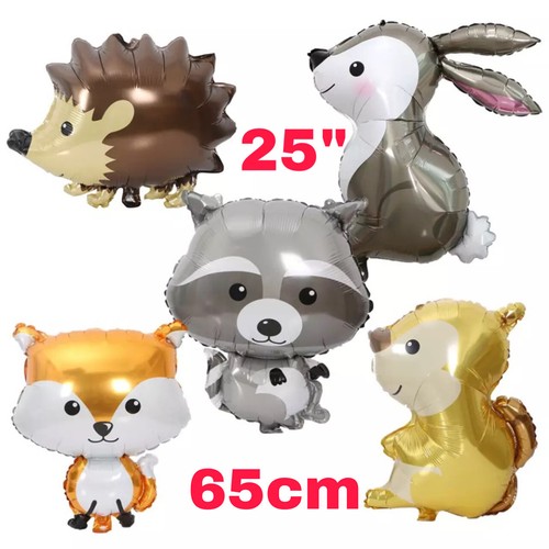 5pcs woodland animals large - 5pcs,
