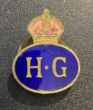 WW2 Home Guard, Enamel & Brass