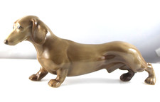 Vintage Szeiler Studio Pottery  Dachshund  Sausage Dog Figure