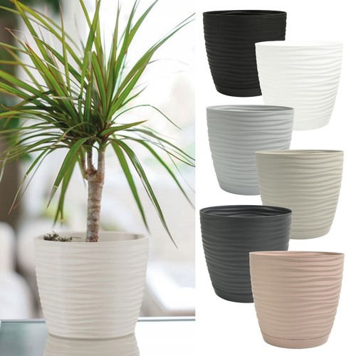 Wavy flower pot planter with - planter,
