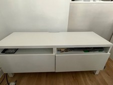 IKEA TV Stand white with two
