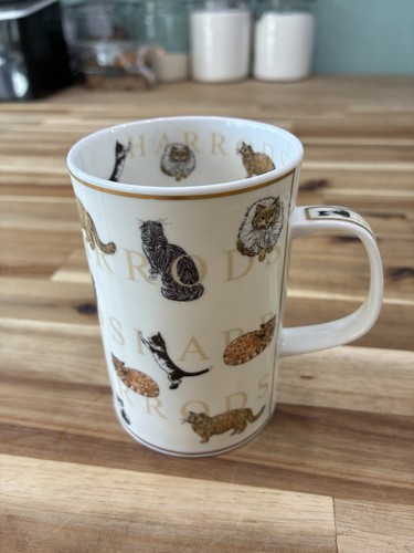 Harrods fine bone china cats - fine,
